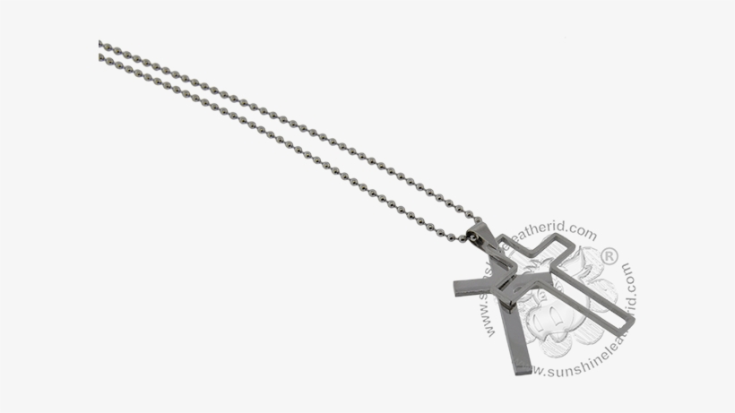 Cross Pendant Stainless Steel Sscn05-stainless Steel - Analysis, transparent png download
