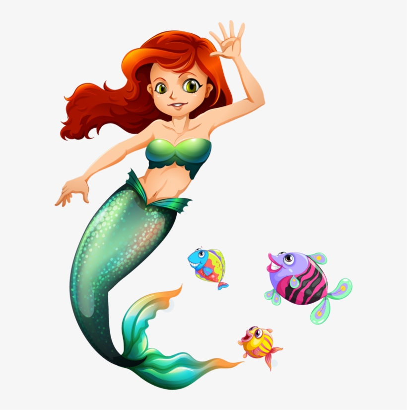 Fantasy Clipart Mermaid - Dancing Mermaid, transparent png download