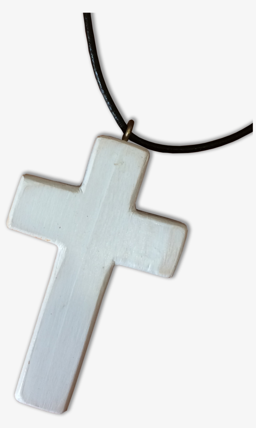 Wooden Cross Necklace - Cross Necklace, transparent png download
