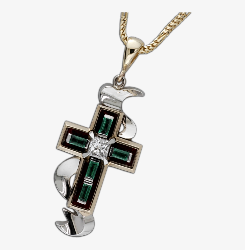 Faini Designs Jewelry Studio Cross Pendant - Locket, transparent png download