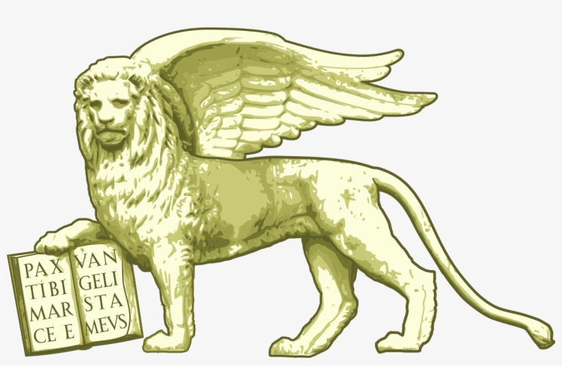Lion Of St Mark - Lion Of St Mark Vector, transparent png download