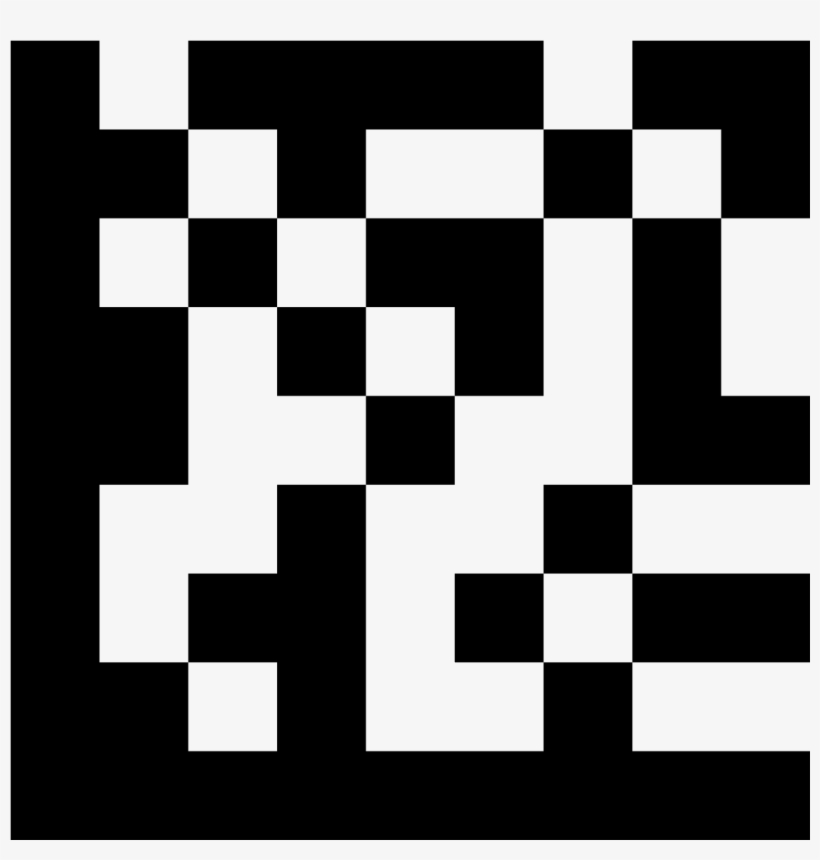 Kod Matrycy Danych Icon - Monochrome, transparent png download