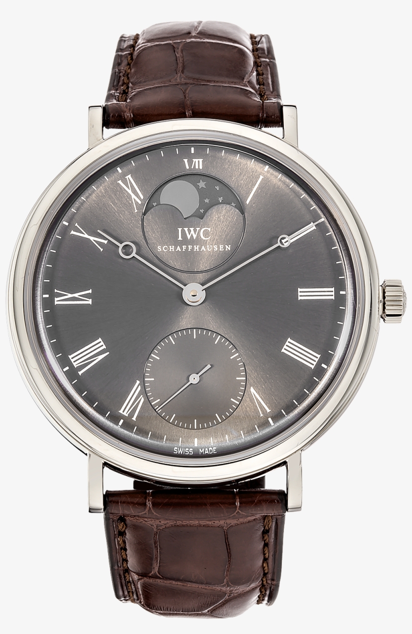 Vintage Portofino Hand-wound White Gold Manual - Watch, transparent png download