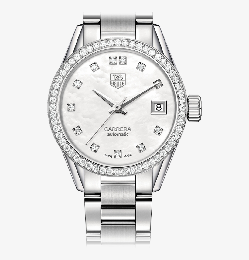 Ladies Tag Heuer Carrera Diamond, transparent png download