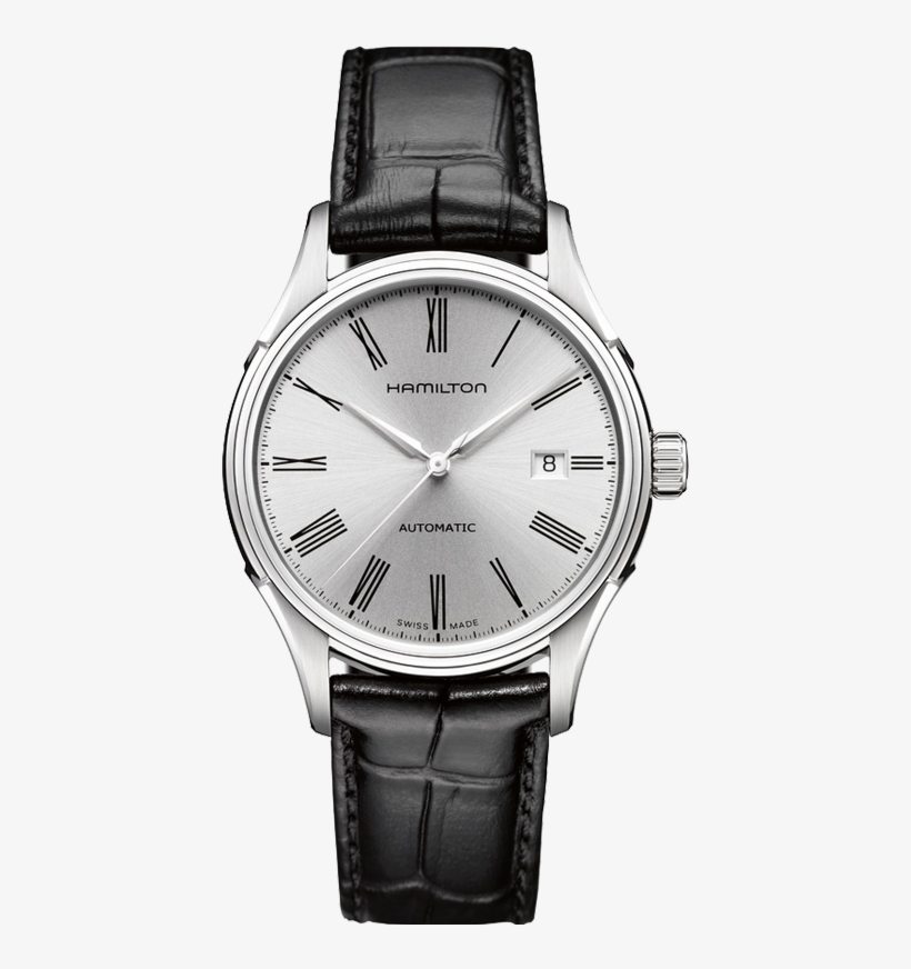 Click This Bar To View The Full Image - Hamilton Valiant Automatic Leather Strap Watch, 40mm, transparent png download