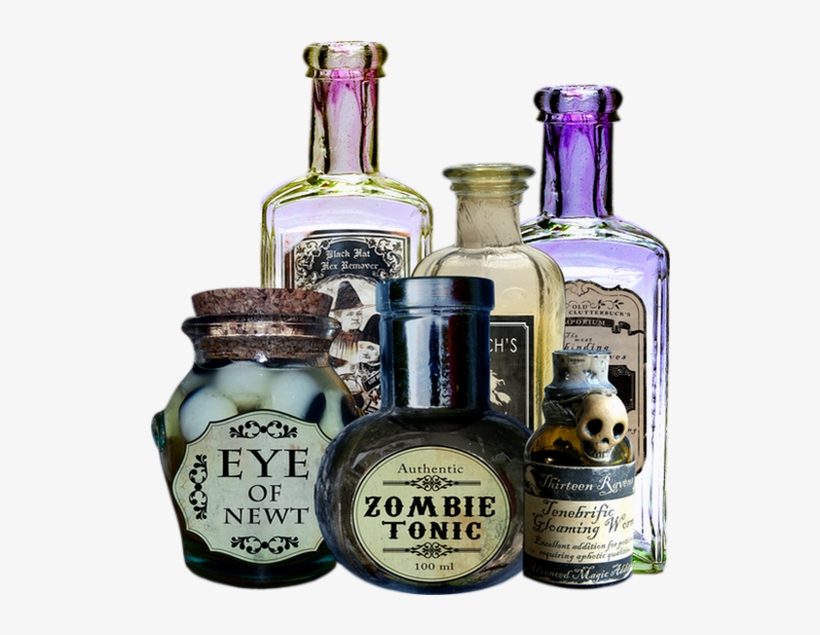 Tube Halloween, Flacons Png, Fioles, Potions - Tubes Png Witch Potions, transparent png download