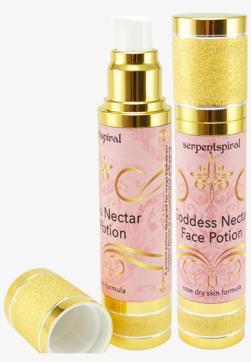 Goddess Nectar Face Potion ~ Rose Dry Skin Formula - Xeroderma, transparent png download