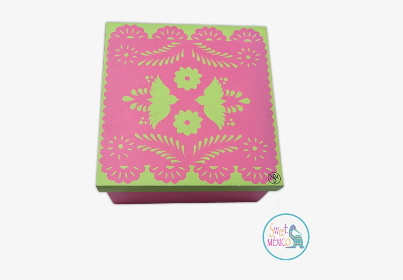 "papel Picado" Rosa-verde - Painting, transparent png download