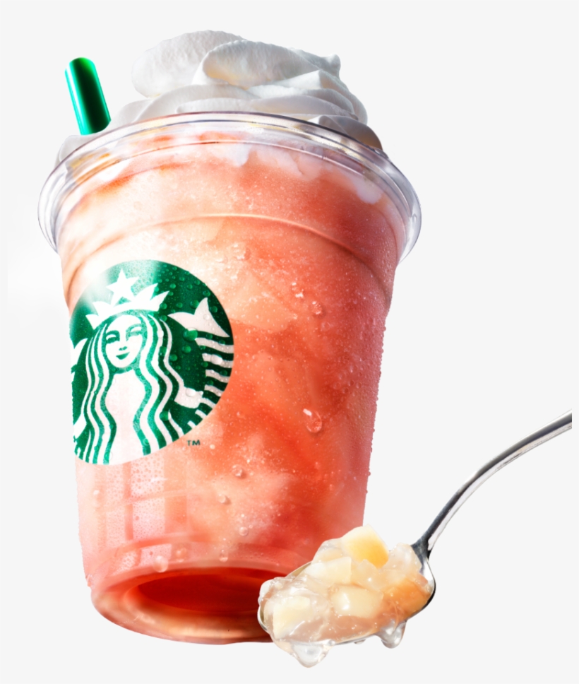 Peach In Peach Frappuccino - Starbucks New Logo 2011, transparent png download