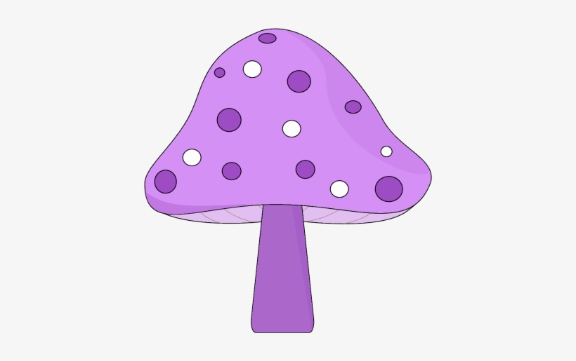 Mushroom Clipart Mashroom - Purple Mushroom Clipart, transparent png download