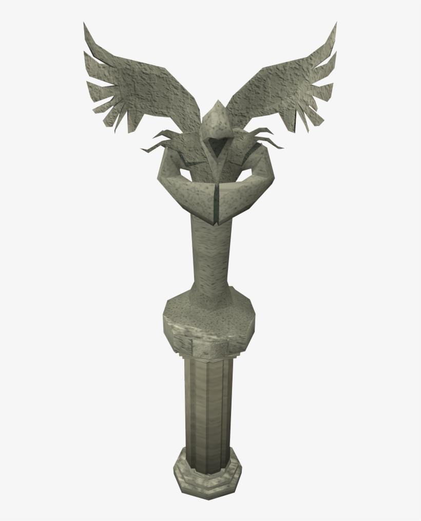 Stone Angel Detail - Runescape Grave, transparent png download