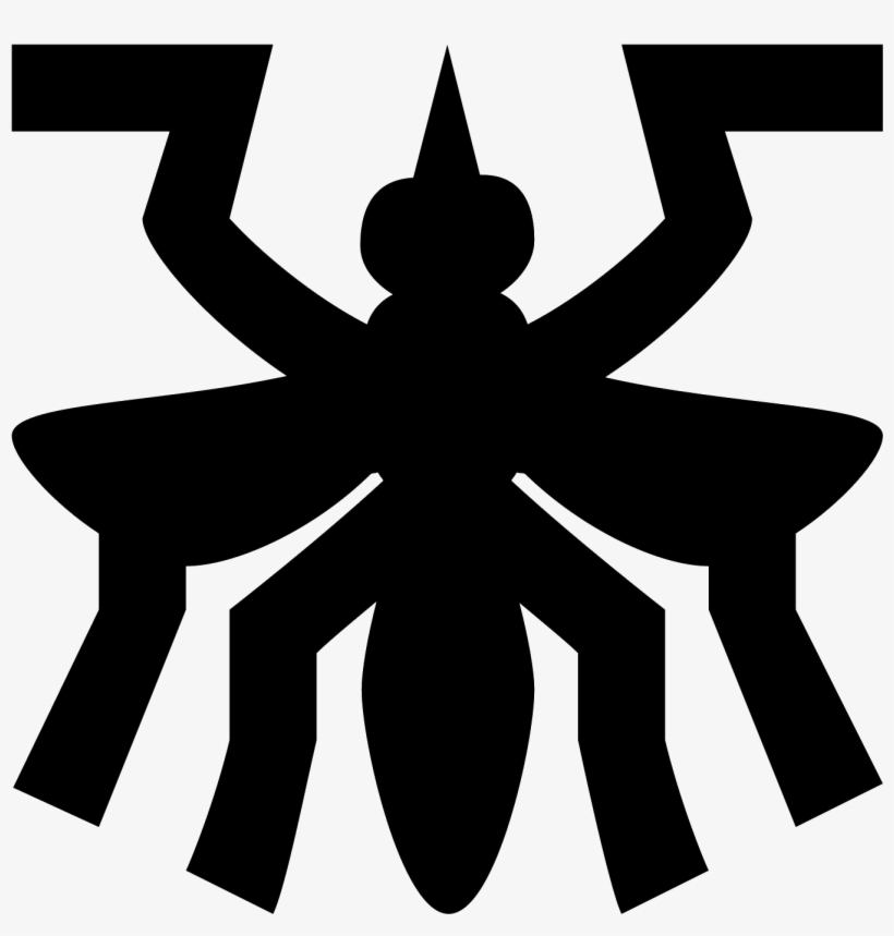 An Mosquito With Three Main Body Parts And Three Legs - Mosquito, transparent png download