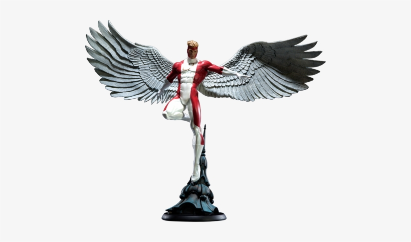 Red Angel Polystone Statue - Angel X Men Png, transparent png download