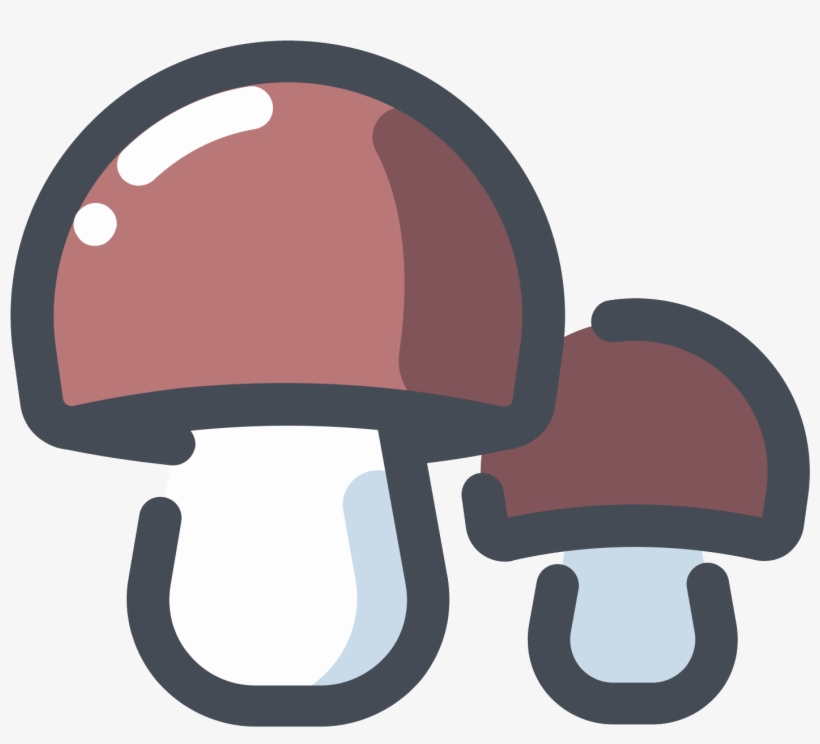 Mushrooms Vector Clip Library Stock - Icon, transparent png download