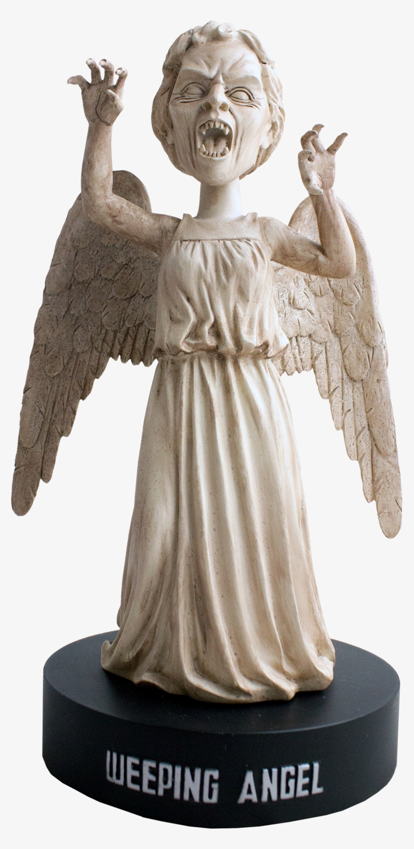 Weeping Angel Bobble Head - Doctor Who - Weeping Angel Bobble Head, transparent png download