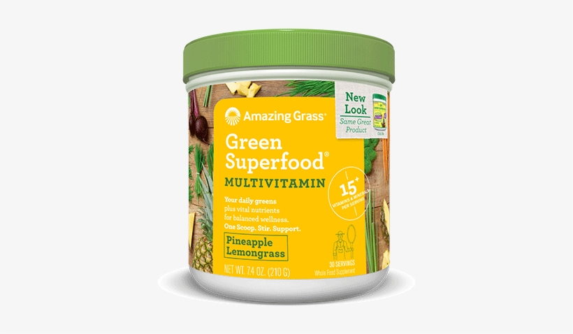 Green Superfood - Amazing Grass - Green Superfood Alkalize & Detox, transparent png download