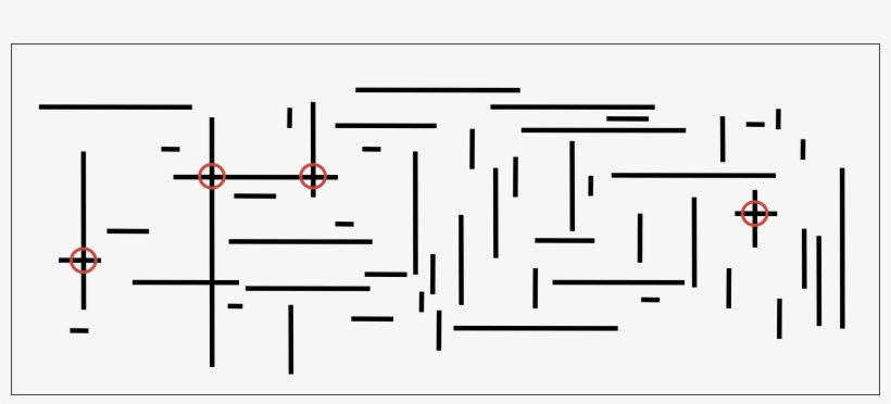 2d Ortho Line Segment Intersection - Line, transparent png download