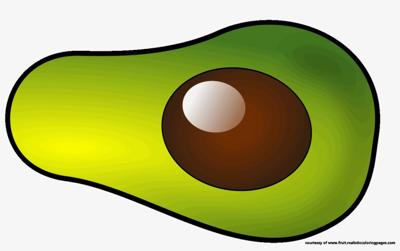 Clipart Transparent Great Avocado Fruit - Fruit Clipart, transparent png download