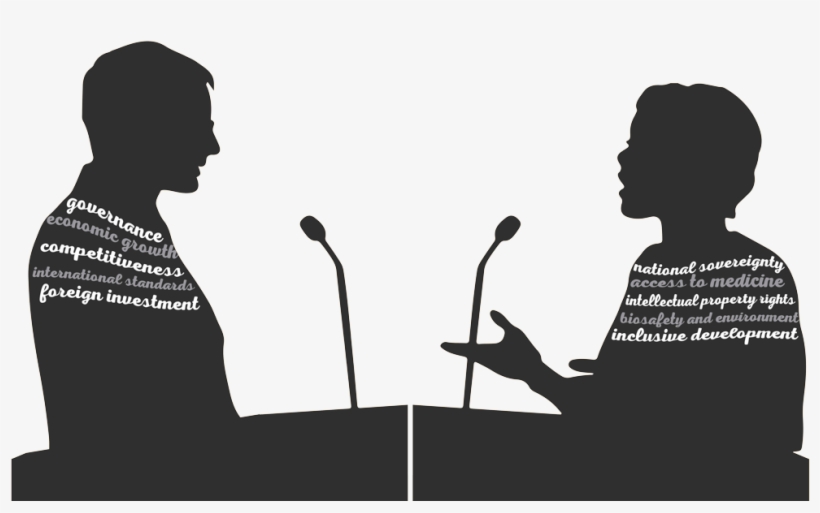 Welcome To Tpp Debate - Debate Silhouette, transparent png download