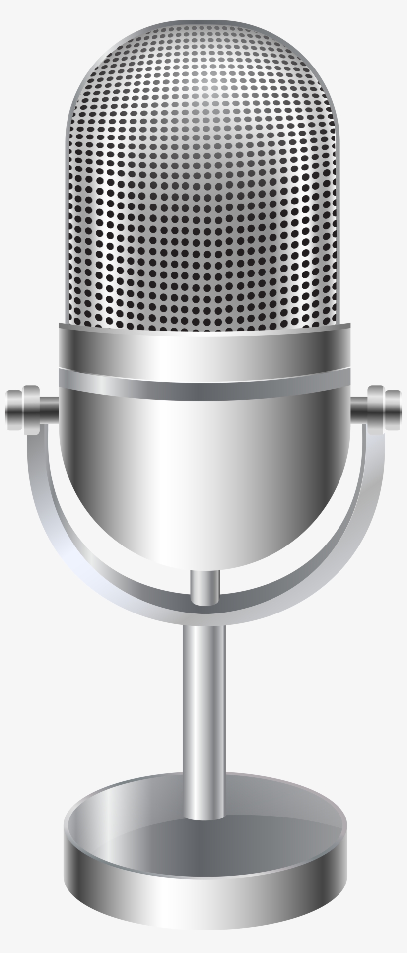 View Full Size - Png Clipart Microphone On Stand, transparent png download