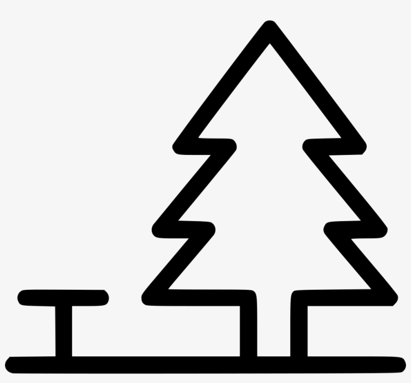 Park Bench Rest Tree Forest Comments - Car Air Freshener Icon, transparent png download