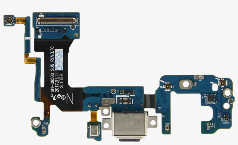 Samsung Galaxy S8 Usb-c Connector Assembly - Flex Connector Charge + Microphone Samsung Galaxy S8, transparent png download