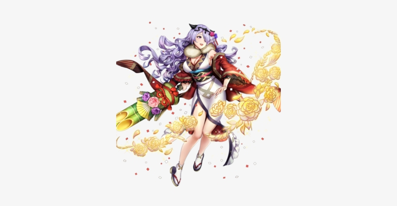 Camilla Holiday Traveler Btlface C - Fire Emblem Heroes New Years Camilla, transparent png download