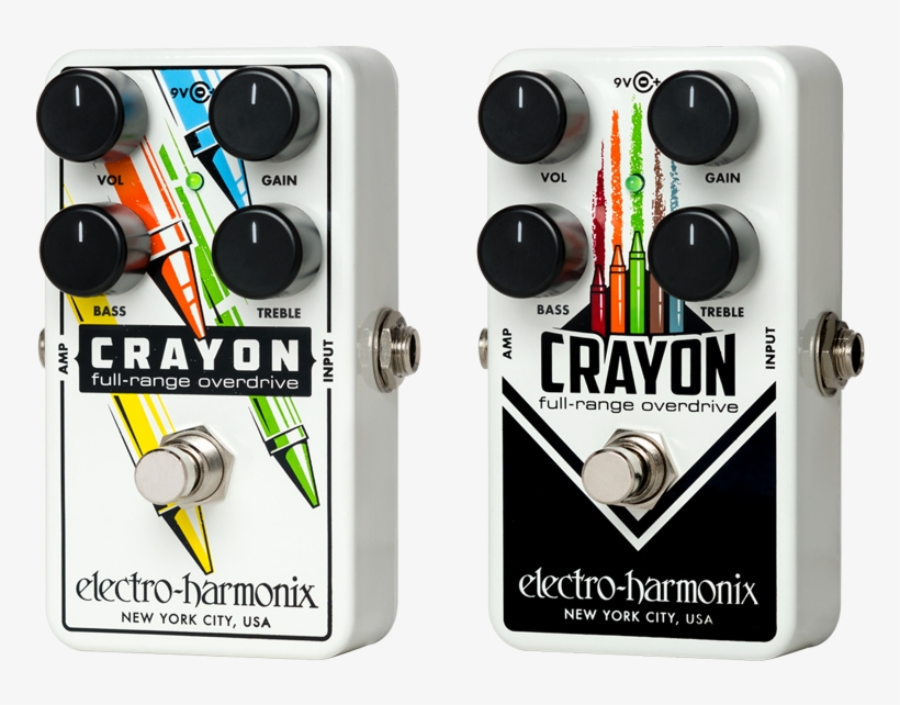 Download Png Image File - Electro Harmonix Crayon 76 Full Range Overdrive Guitar, transparent png download