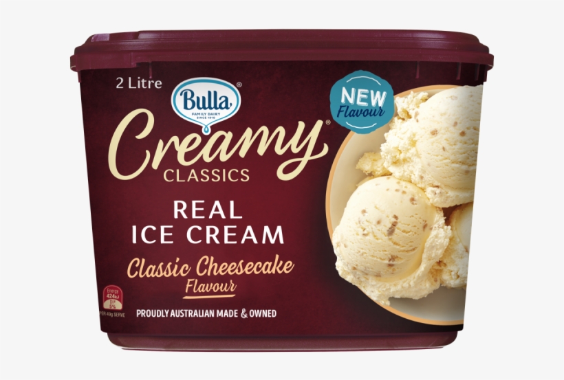 Bulla Cheesecake Ice Cream, transparent png download