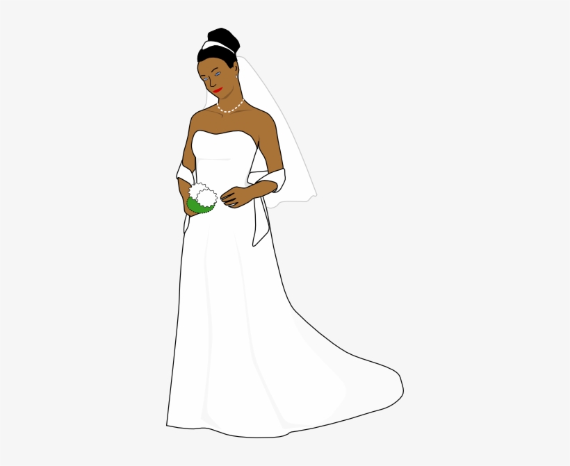 African Bride Png Clipart, transparent png download