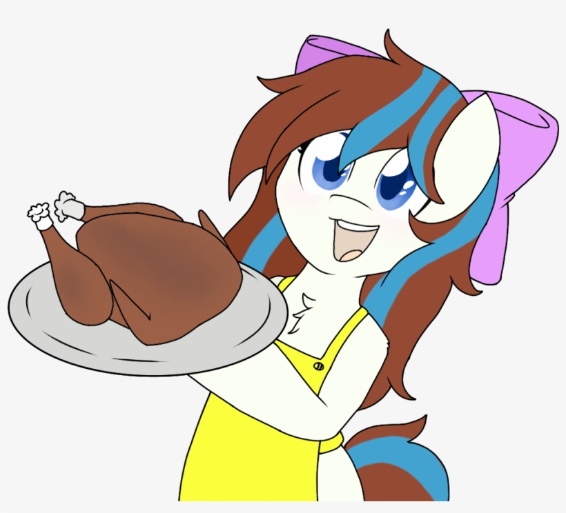 Apron, Bipedal, Bow, Clothes, Hair Bow, Holiday, Oc, - Cartoon, transparent png download