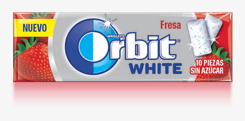 Chicles Blanqueadores Orbit Fresa - Chicles Blanqueadores, transparent png download