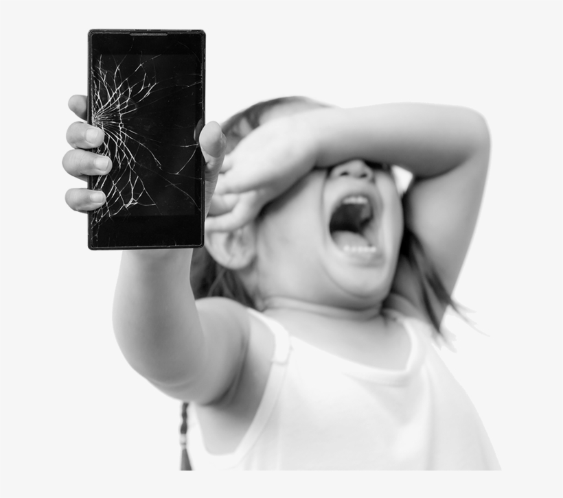 Broken-phone - Iphone, transparent png download