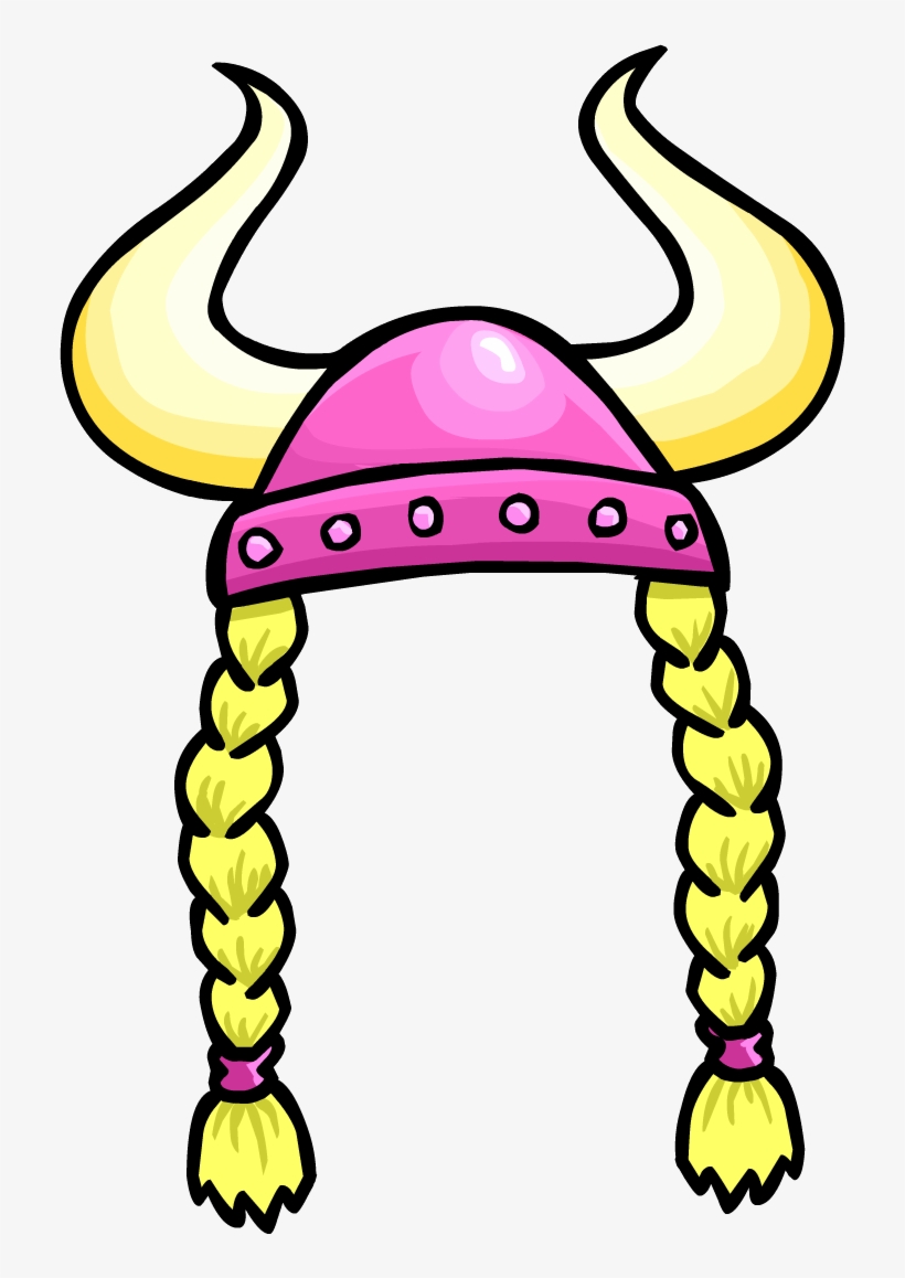 Pink Viking Helmet Icon - Female Viking Helmet Clipart, transparent png download