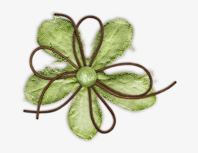 Green Flower Photo Greenflower - Button Flowers Png, transparent png download