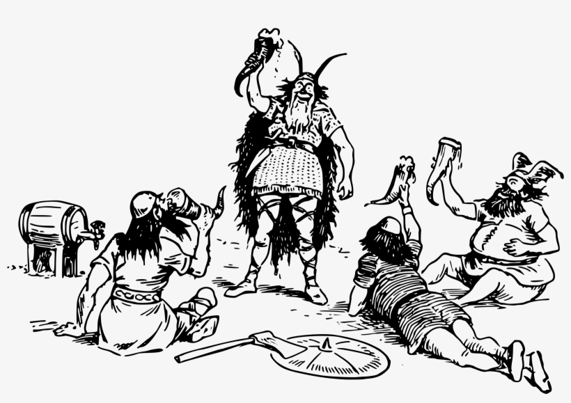 Viking Hat Drawing - Free Workplace Violence Cartoons, transparent png download