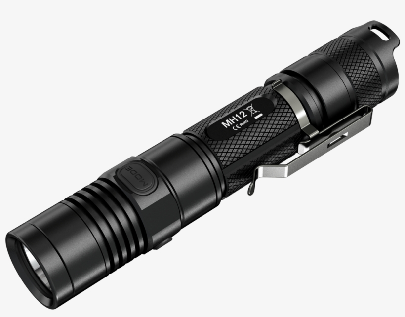 Mh12 Oi - Nitecore Mh12 Multitask Hybrid Series Rechargeable, transparent png download