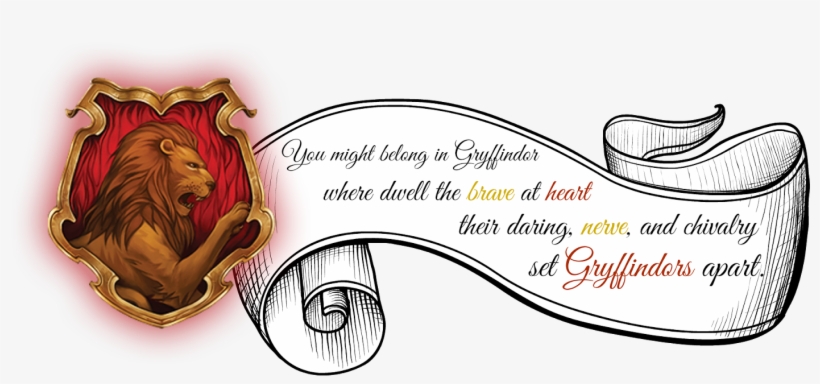 I Was Very Tempted To Call This Post "male Heroines\ - House Crest Necklace Gryffindor, transparent png download