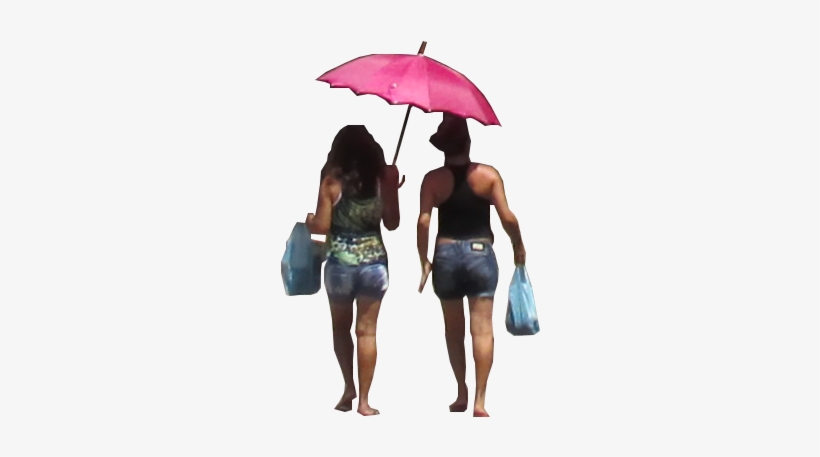 Mulher Guardachuva Sombrinha Sol - Adobe Photoshop, transparent png download