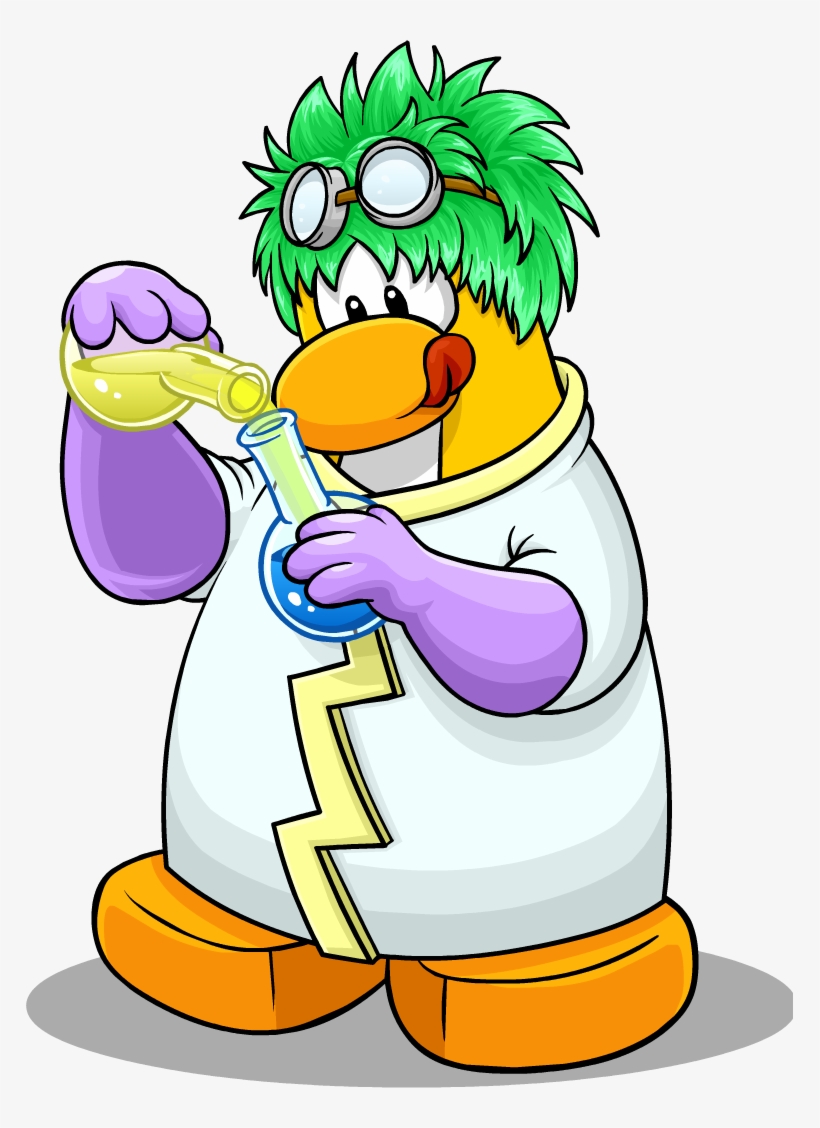 Rad Scientist - Club Penguin Scientist, transparent png download
