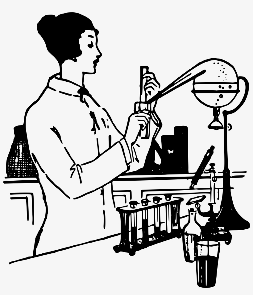 This Free Icons Png Design Of Lady Scientist, transparent png download