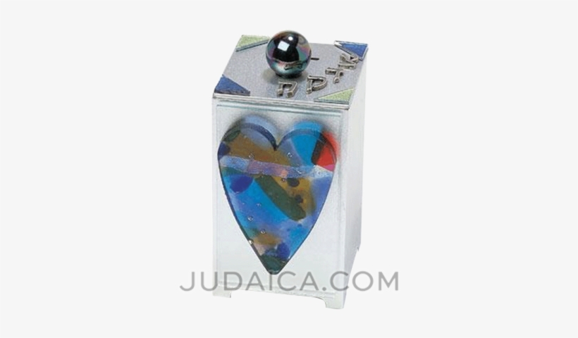 Rainbow Heart Tzedakah Box - Baskin - Tree Of Life Tzedakah Box, transparent png download