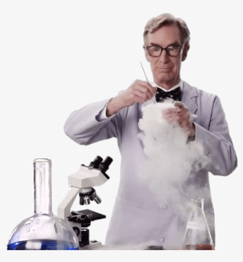 Bill Nye Doing An Experiment - Científico Png, transparent png download