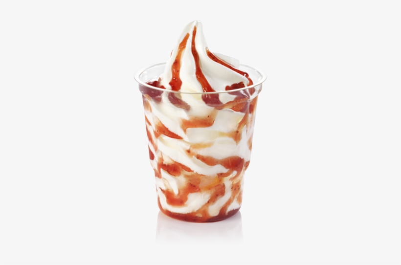 Ice Cream Sundae Png File - Strawberry Sundae Mcdonald's, transparent png download