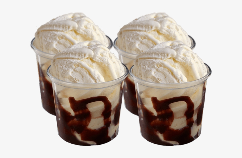 Mini Choc Sundae 4 Pack - Dominos Mini Choc Sundae, transparent png download