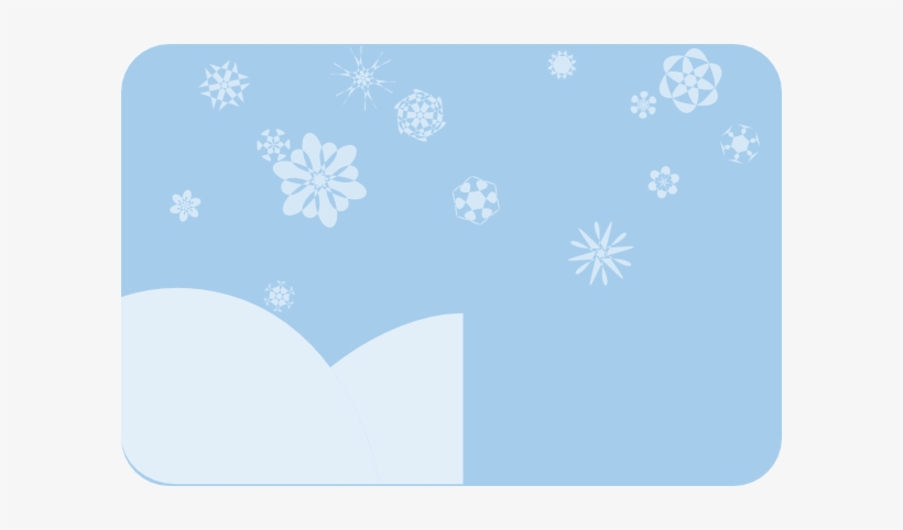Light Blue Winter Background Clip Art - Clip Art, transparent png download