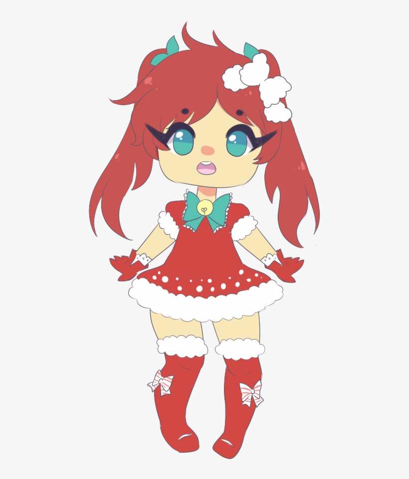 Xmas Loli Tk - Cartoon, transparent png download