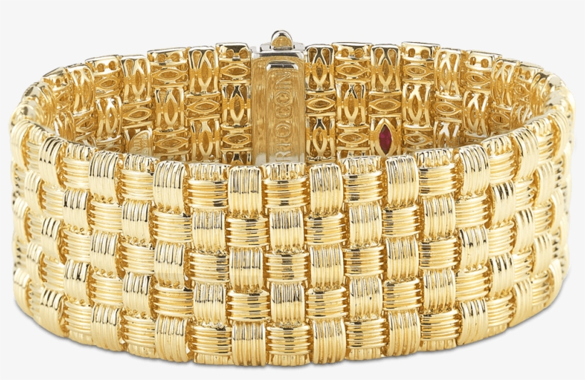 Roberto Coin Appassionata 18k Yellow Gold And 18k - Bangle, transparent png download