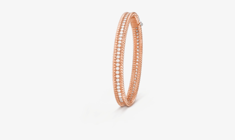 Perlée Diamonds Bracelet, 1 Row, Very Small Model, - Van Cleef & Arpels, transparent png download