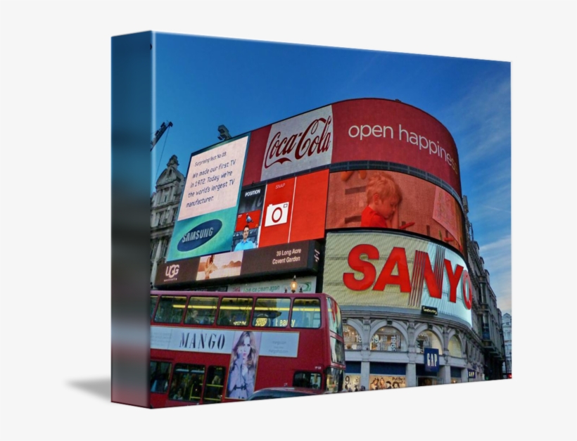 Piccadilly Illuminated Signs By - Piccadilly Circus, transparent png download